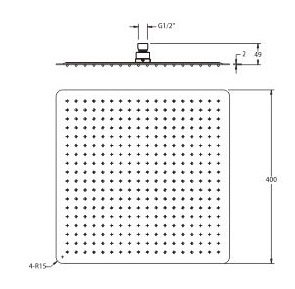 gr-nblatt-kopfbrause-40x40-cm-edelstahl-sus-304-regendusche-extraslim image 3