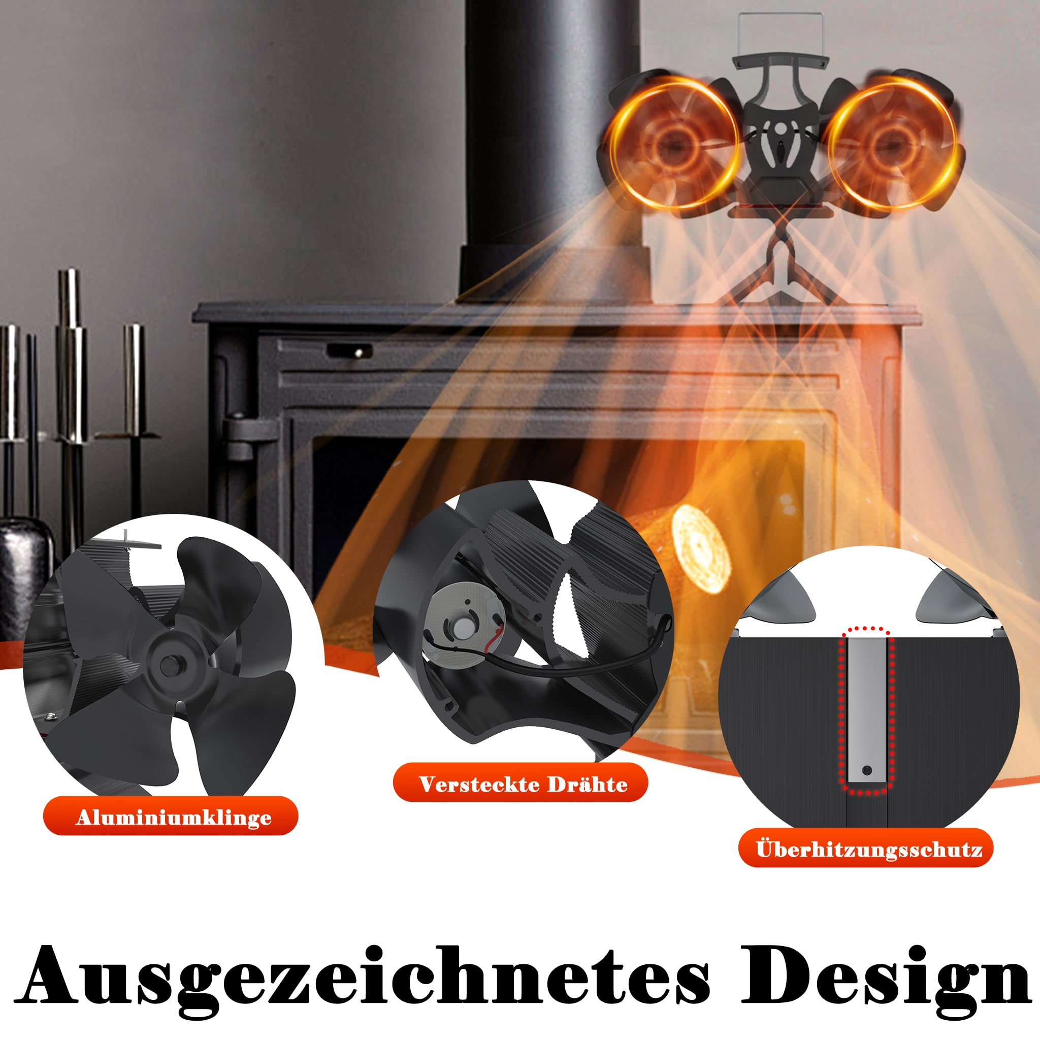 fivmen-ofenventilator-8-bl-tter-doppelkopf-stromlos-schwarz image 3