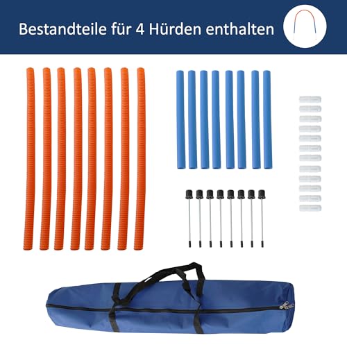 lemodo-hoopers-set-4-b-gen-agility-steckh-rden-mit-tasche-hundetraining image 7