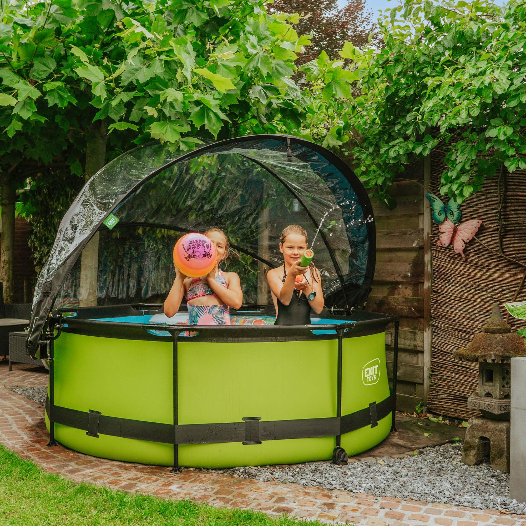exit-toys-eco-pool-dome-eco-244-cm-transparent-f-r-rundpool-240-255-cm image 6