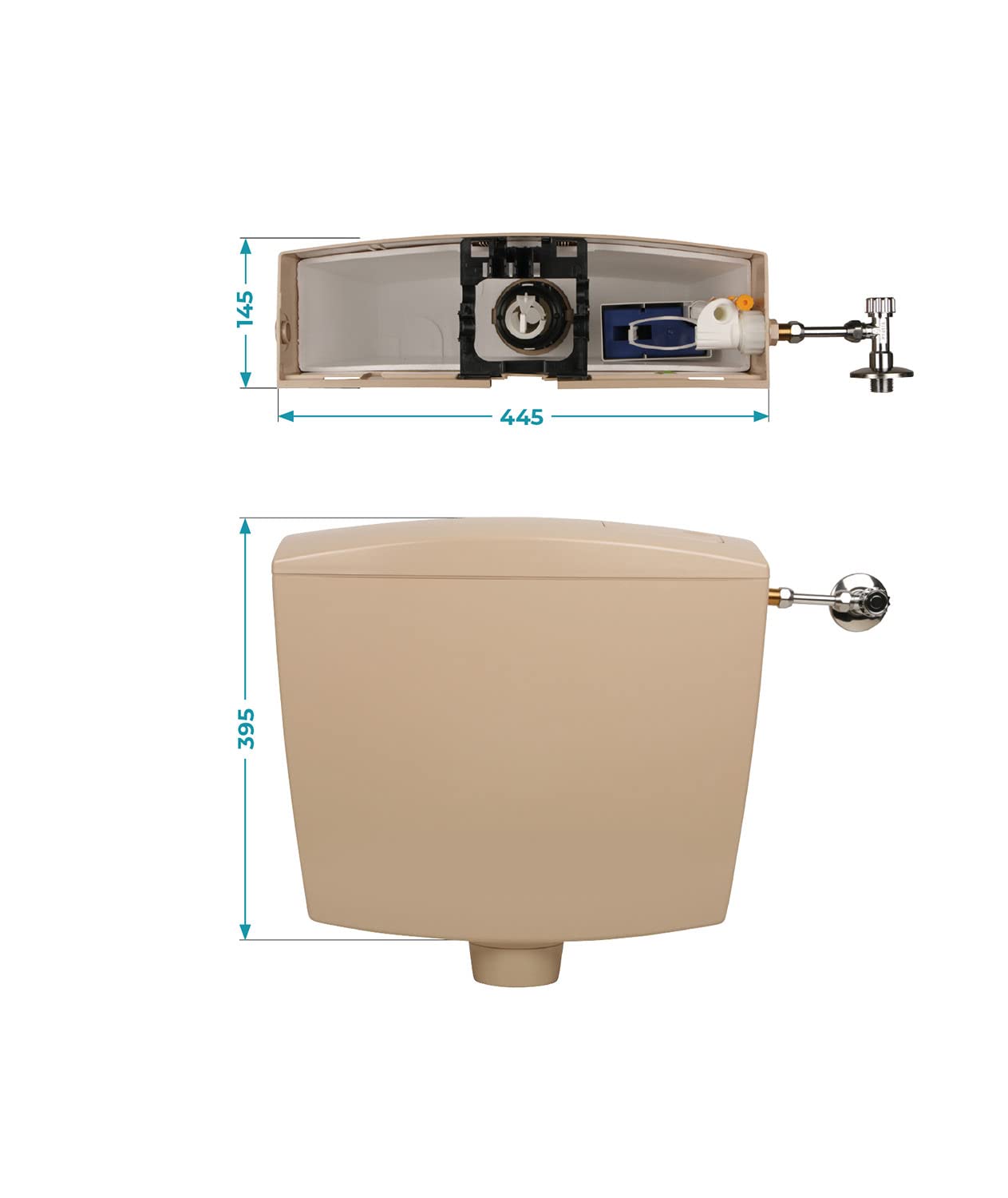 calmwaters-sp-lkasten-essential-aufputz-6-9l-beige-bahamabeige-sp-l-stopp image 3