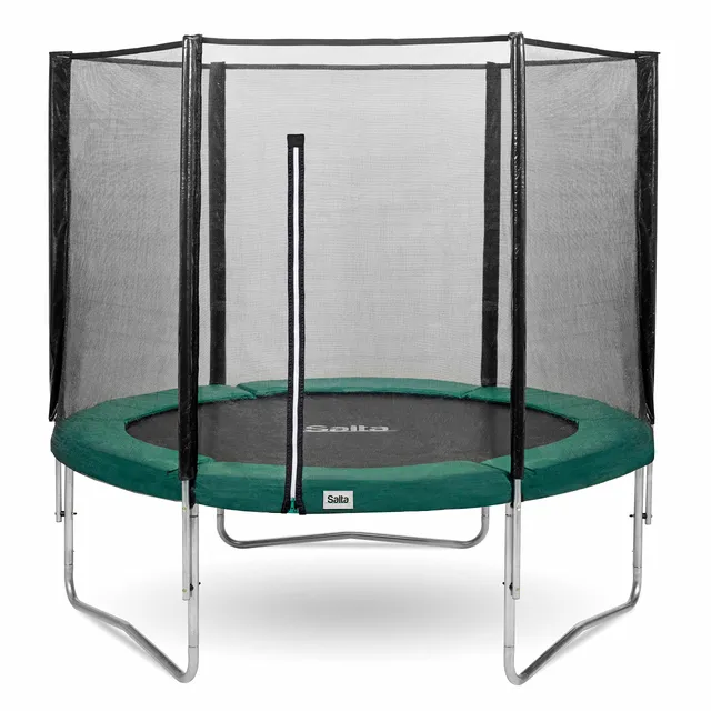 lemodo-salta-combo-trampolin-mit-sicherheitsnetz-305cm-rund-gr-n image 1
