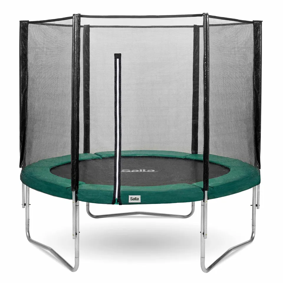 lemodo-salta-combo-trampolin-mit-sicherheitsnetz-305cm-rund-gr-n image 1