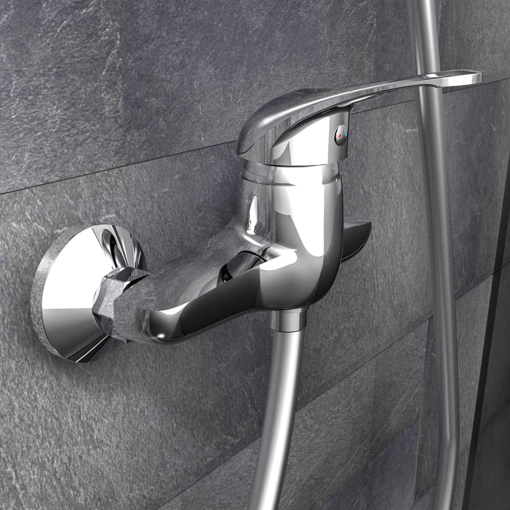 sch-tte-calvino-duscharmatur-einhebelmischer-chrom-eco-klick-offener-metallgriff image 2