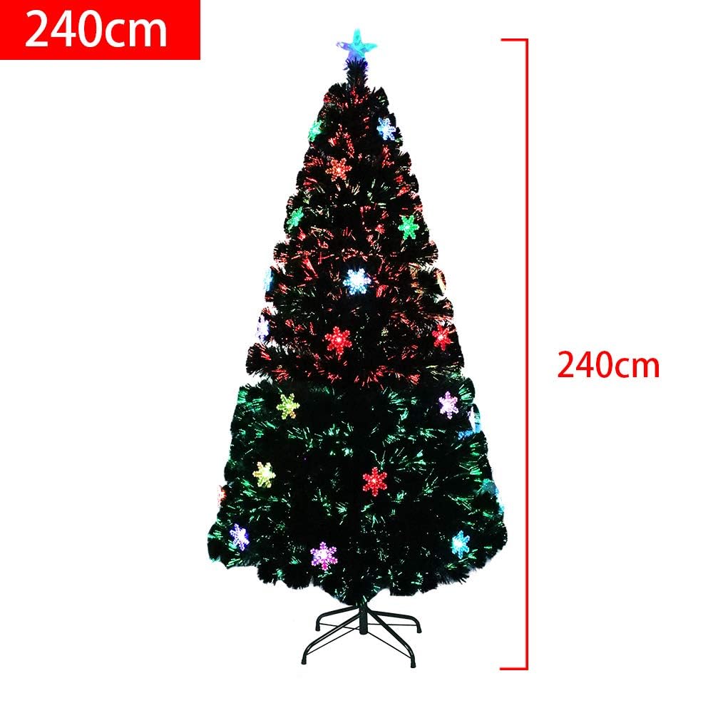 fivmen-k-nstlicher-weihnachtsbaum-240-cm-glasfaser-farbwechsel image 3