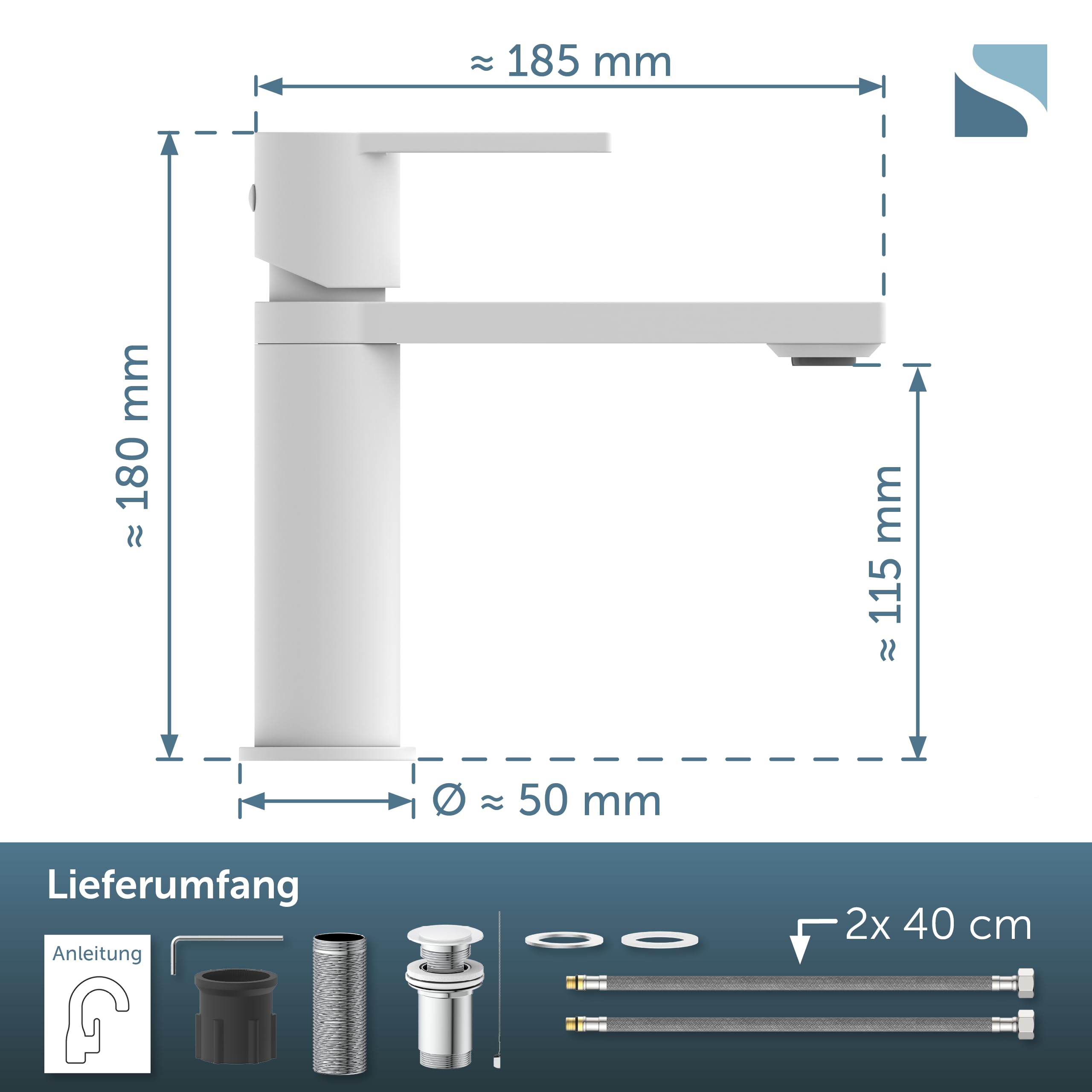 sch-tte-manhattan-waschtischarmatur-wei-33018-einhebelmischer-mit-ablauf image 2