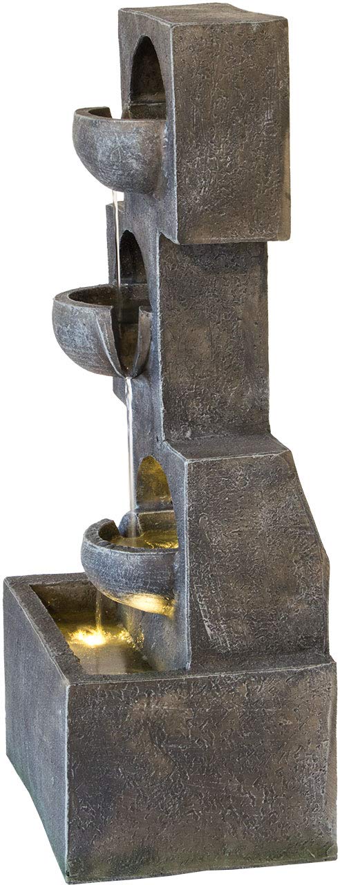 lemodo-nativ-zimmerbrunnen-eckig-led-polyresin-innenbrunnen image 8