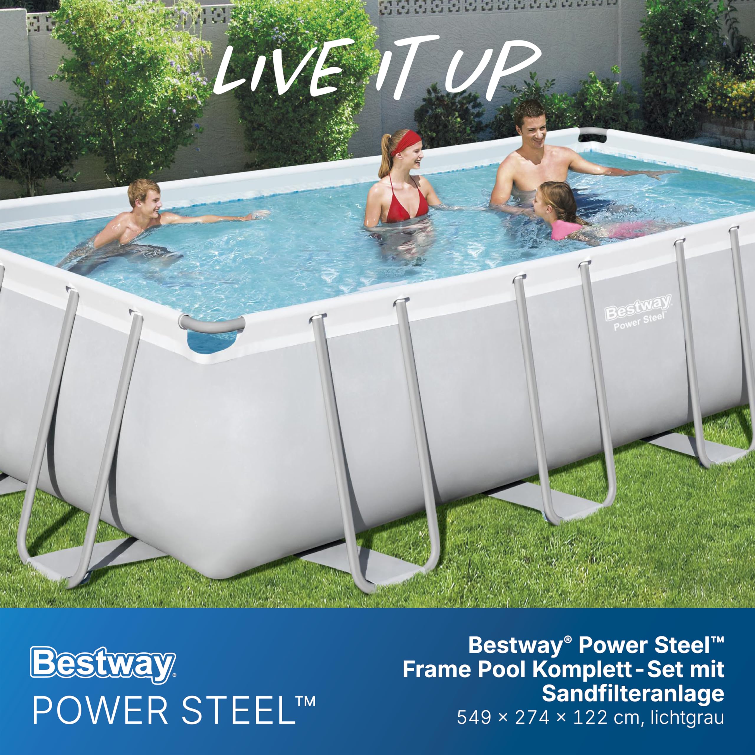 lemodo-bestway-power-steel-frame-pool-set-549x274x122-cm-eckig-mit-sandfilter image 3