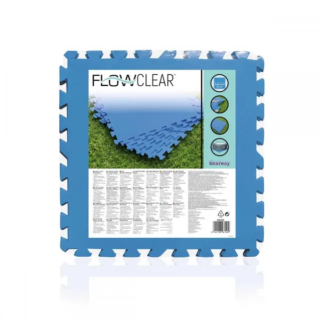 bestway-flowclear-pool-bodenschutzfliesen-9x-50x50-cm-blau image 1