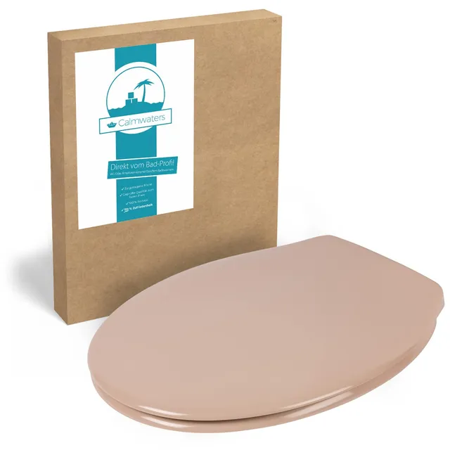 calmwaters-essential-soft-wc-sitz-o-form-beige-bahamabeige-antibakteriell-duropl image 1
