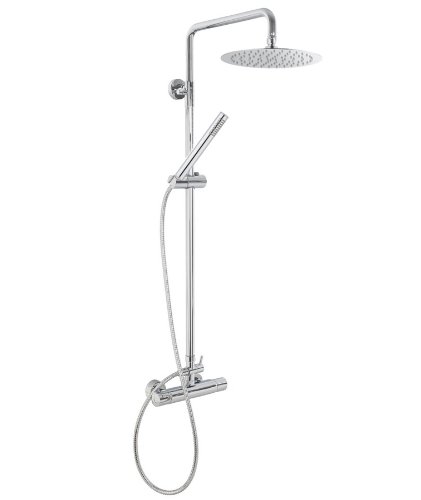 gr-nblatt-duschsystem-mit-thermostat-250-mm-edelstahl-regenbrause image 2