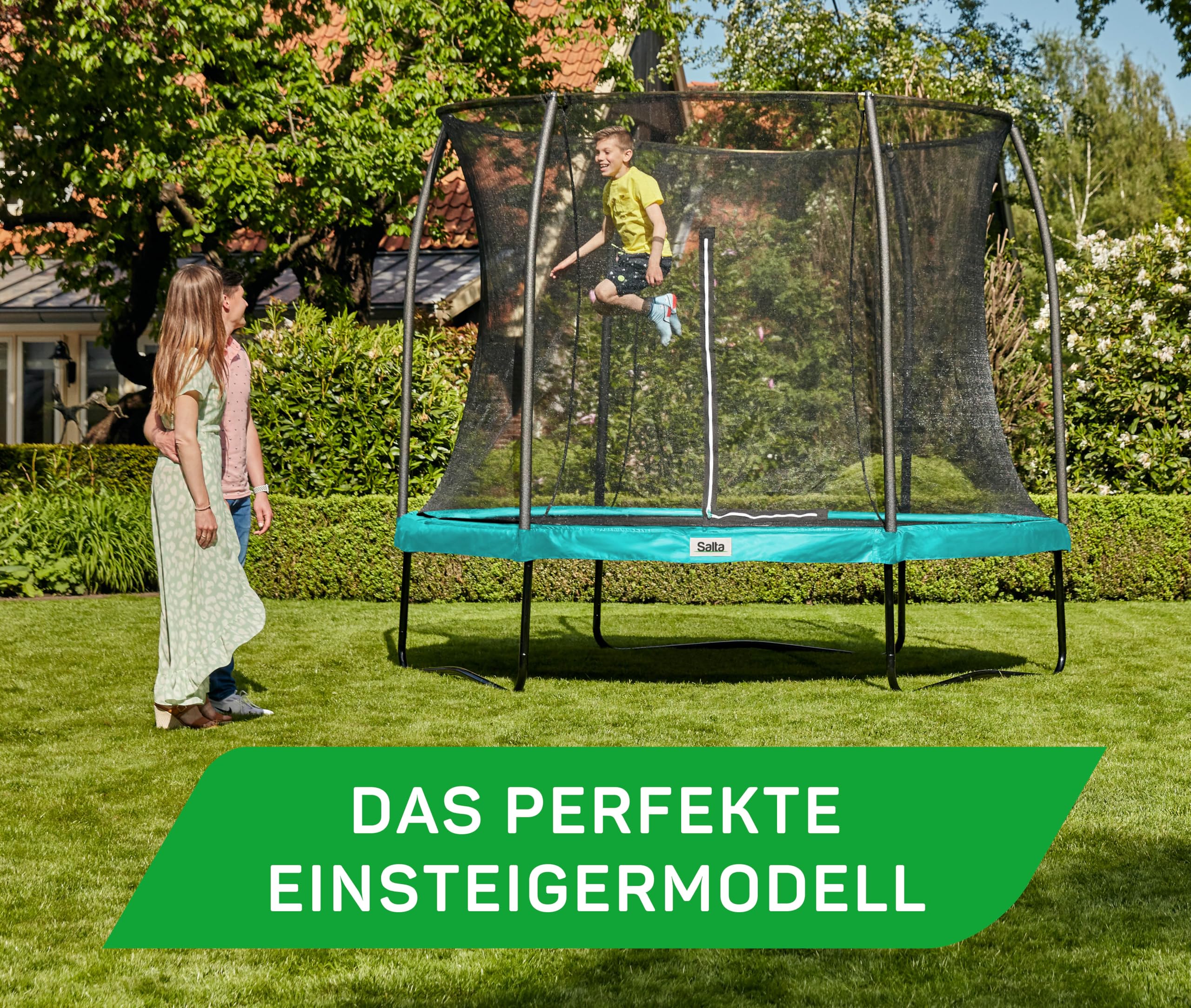 salta-comfort-edition-trampolin-mit-sicherheitsnetz-183-cm-gr-n image 2