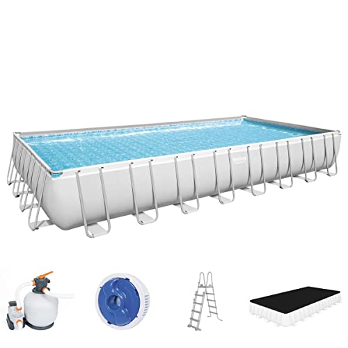 bestway-power-steel-frame-pool-set-eckig-956x488x132-cm-mit-sandfilter image 8