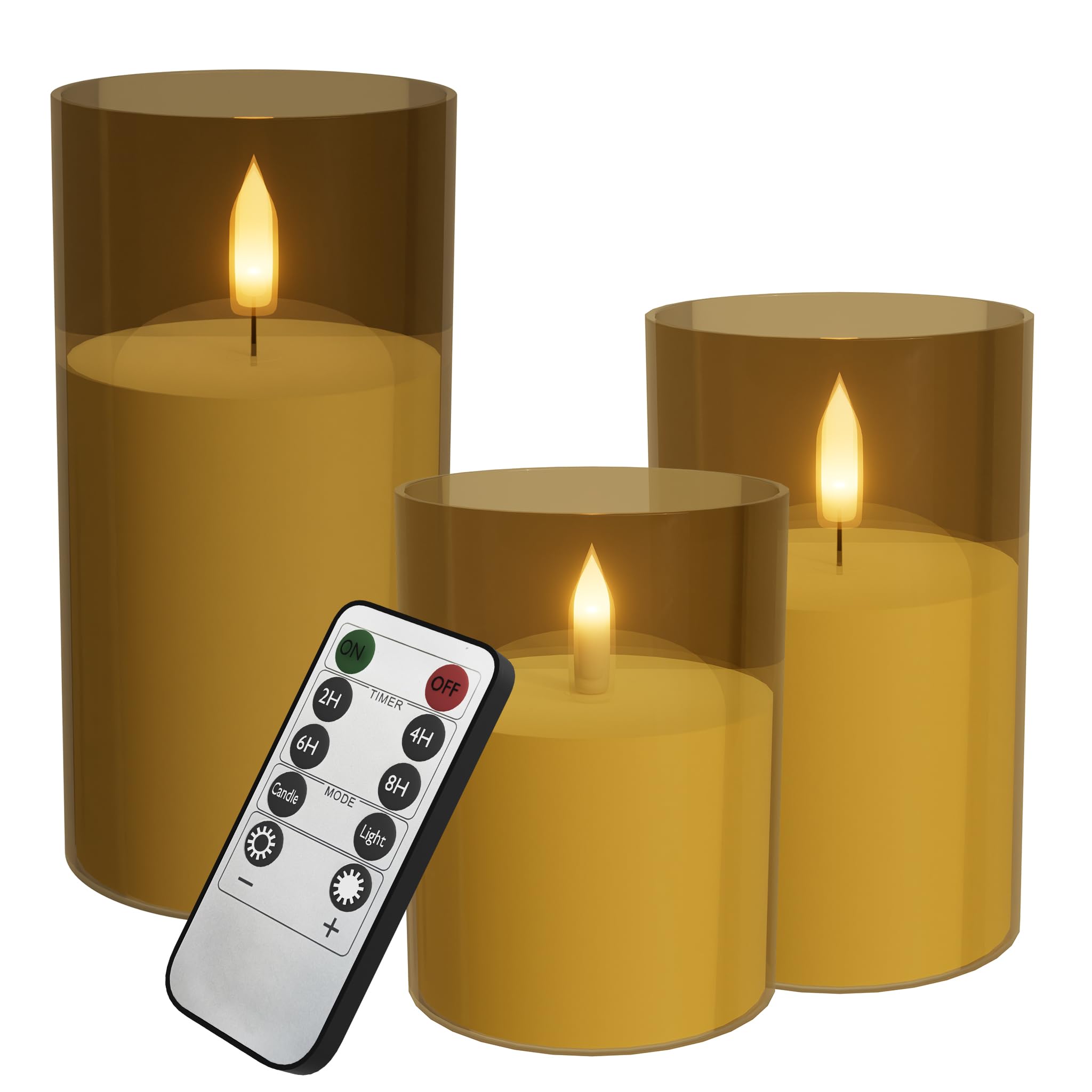fivmen-led-kerzen-3er-set-gold-mit-timer-und-fernbedienung-stumpenkerzen-10-12-5 image 1