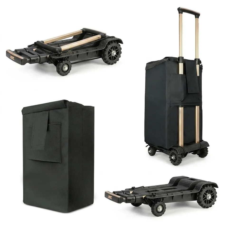 p-k-premium-klapp-sackkarre-mit-4-rollen-einkaufstasche image 1