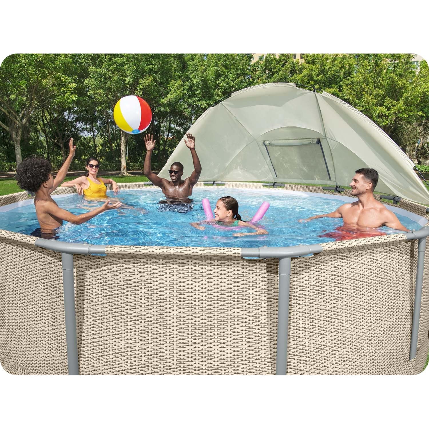 lemodo-bestway-flowclear-sonnenschutzdach-58681-f-r-stahlrahmenpool-305-549-cm image 5