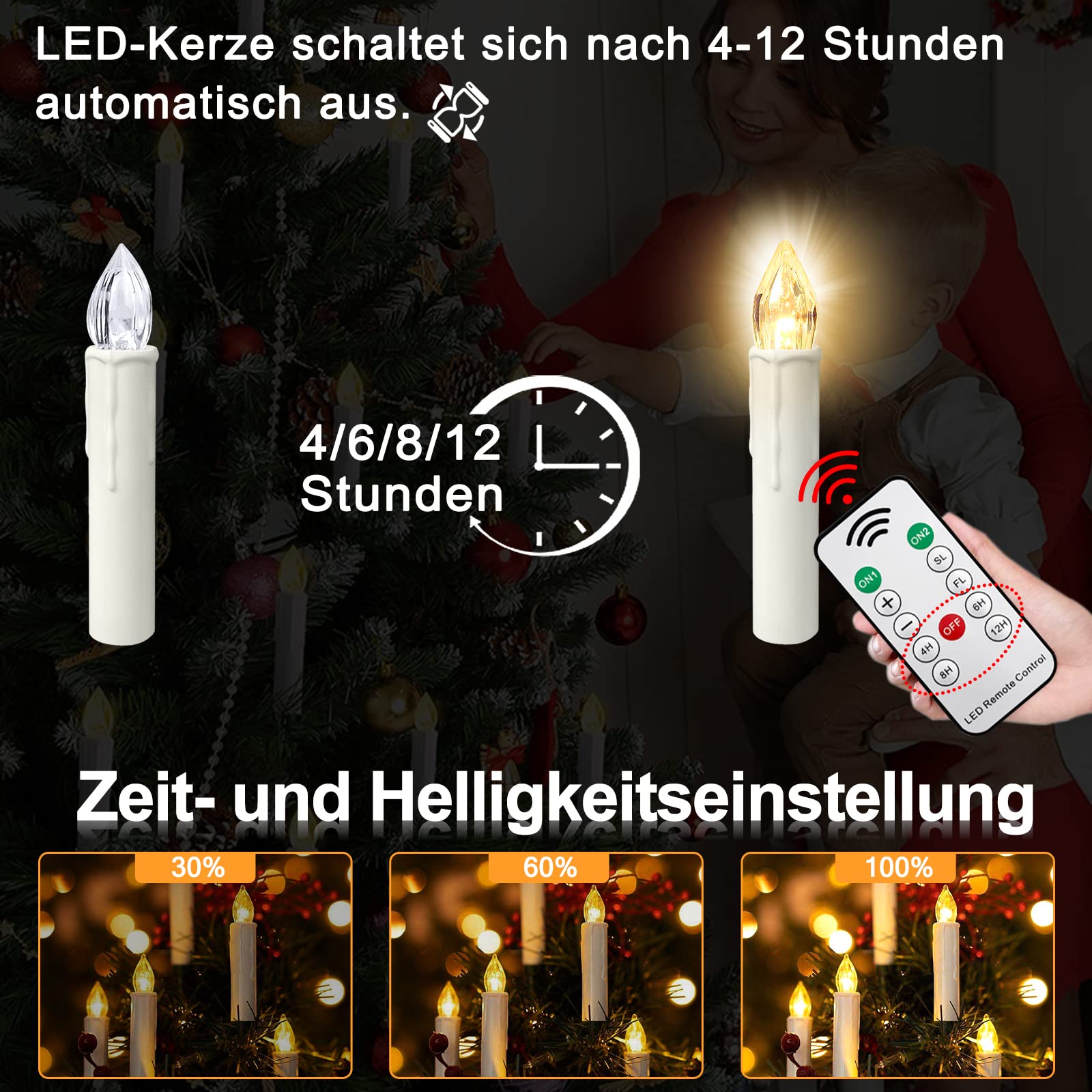 fivmen-led-kerzen-50-st-ck-flammenlos-warmwei-mit-fernbedienung image 5