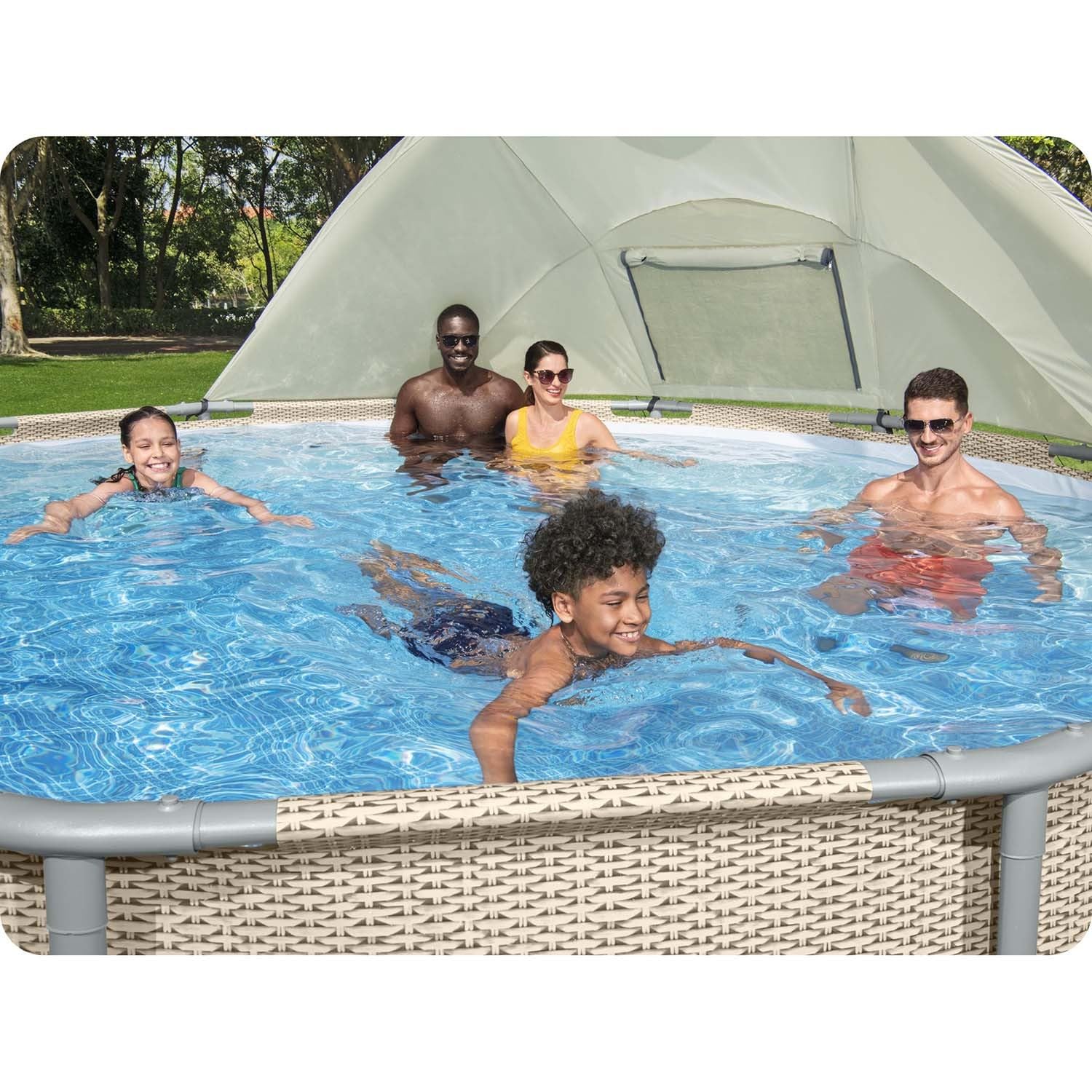 lemodo-bestway-flowclear-sonnenschutzdach-58681-f-r-stahlrahmenpool-305-549-cm image 3
