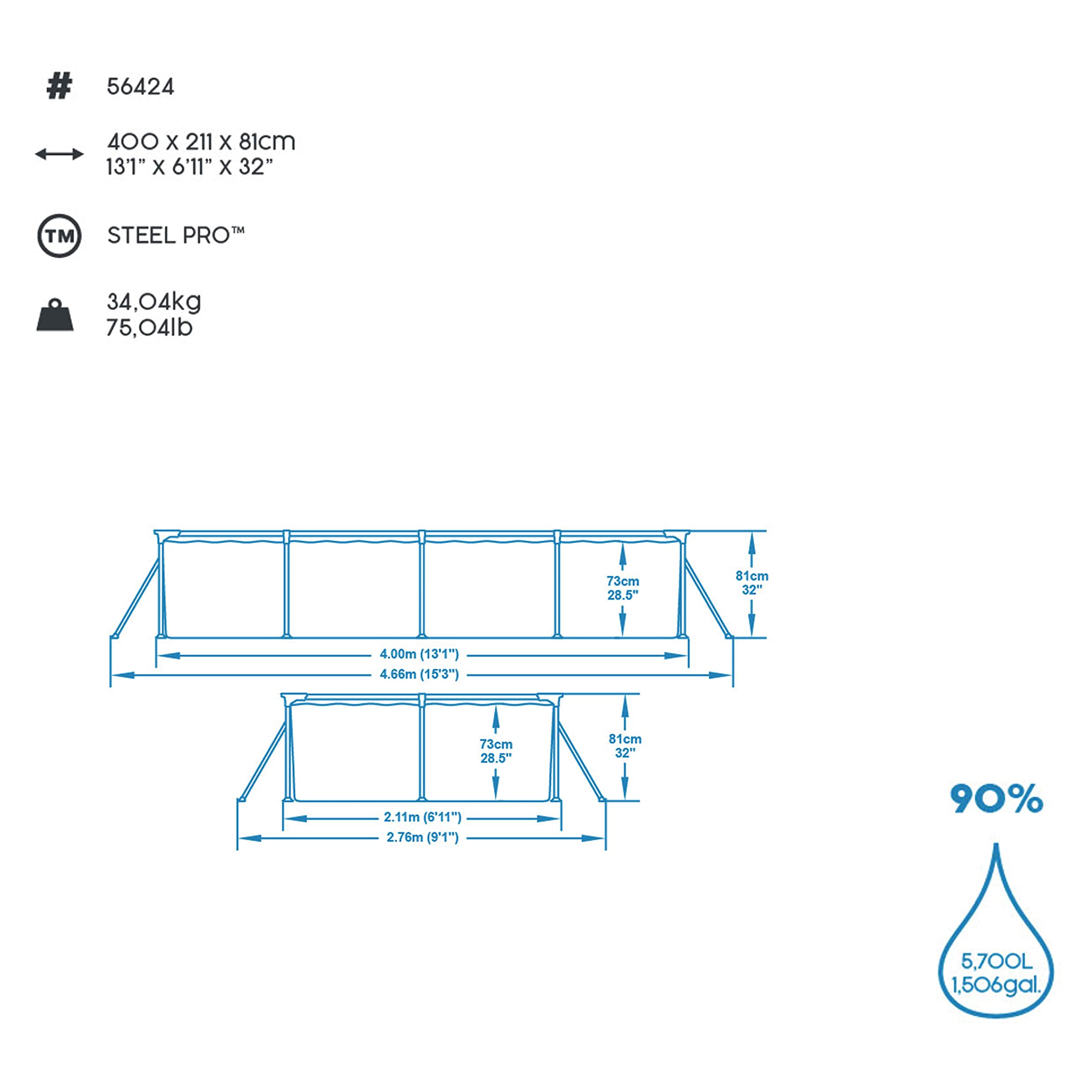 lemodo-bestway-steel-pro-pool-set-400x211x81-cm-mit-filterpumpe image 5