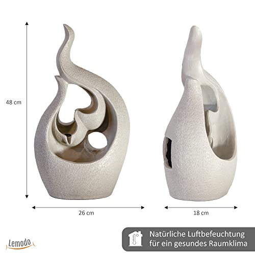 lemodo-zimmerbrunnen-tischbrunnen-fluid-optik-mit-led image 8