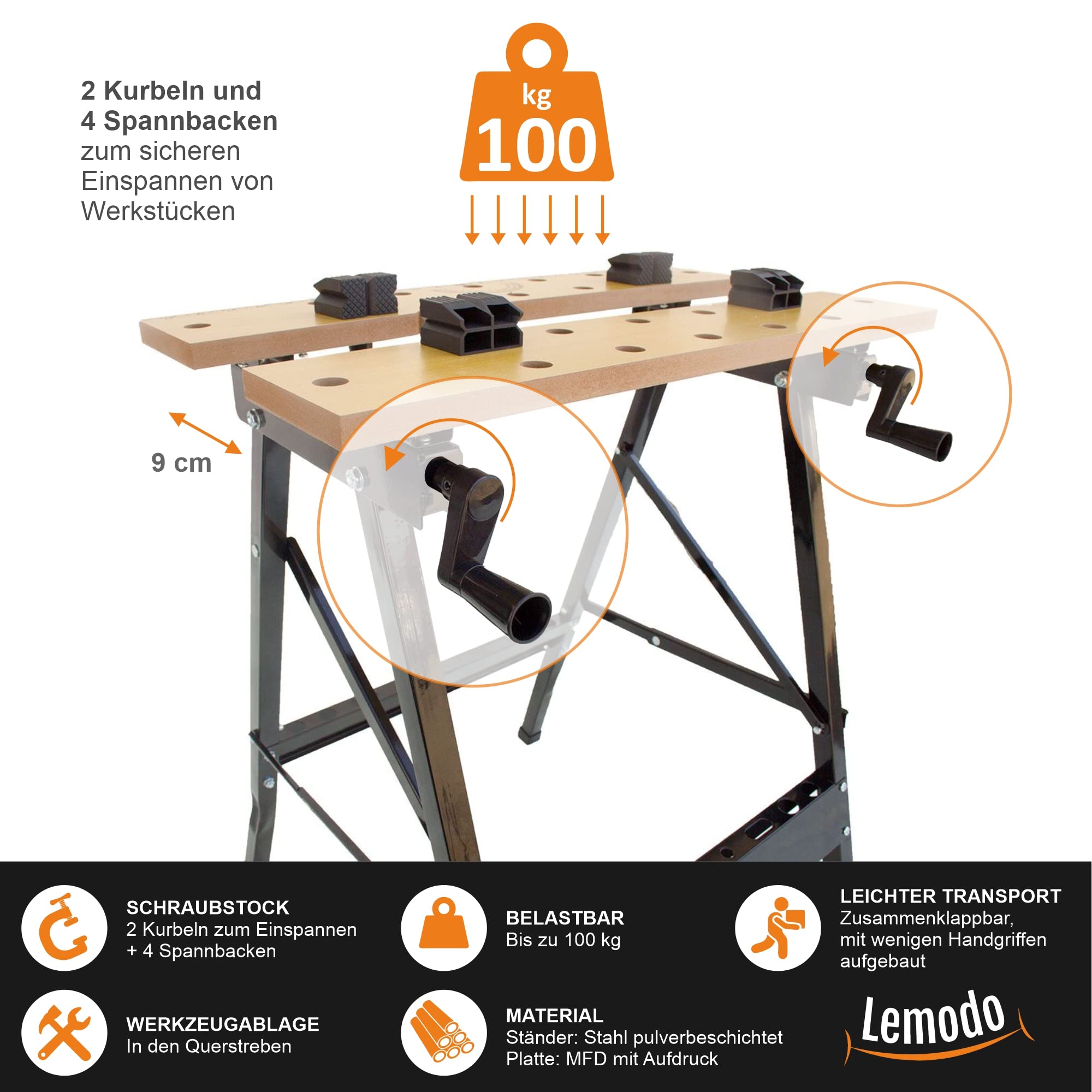 lemodo-werkbank-klappbar-60-5-cm-spanntisch-100-kg image 4