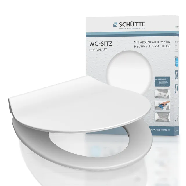 sch-tte-wc-sitz-slim-wei-mit-absenkautomatik-und-schnellverschluss-duroplast image 1