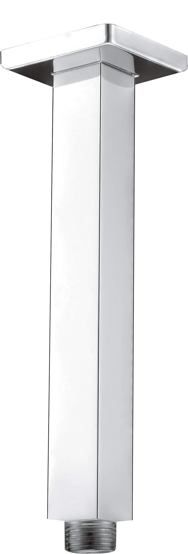 gr-nblatt-e3-brausearm-deckenarm-20-cm-chrom-f-r-kopfbrause image 1