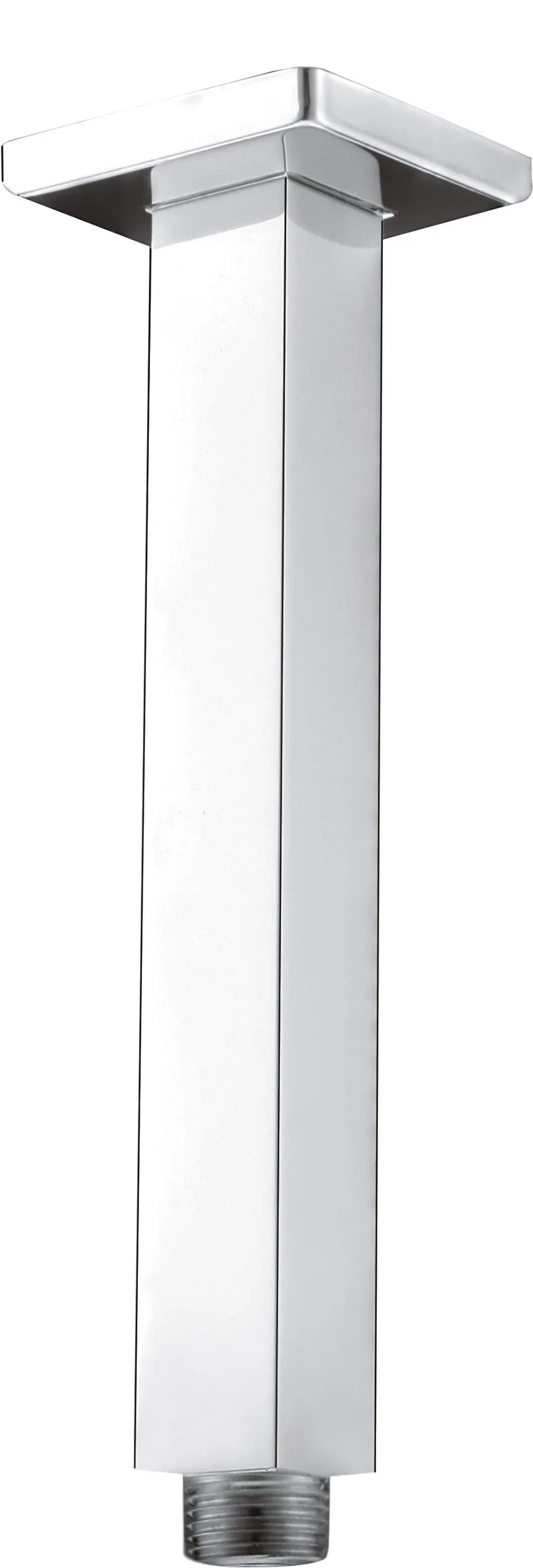 gr-nblatt-e3-brausearm-deckenarm-20-cm-chrom-f-r-kopfbrause image 1