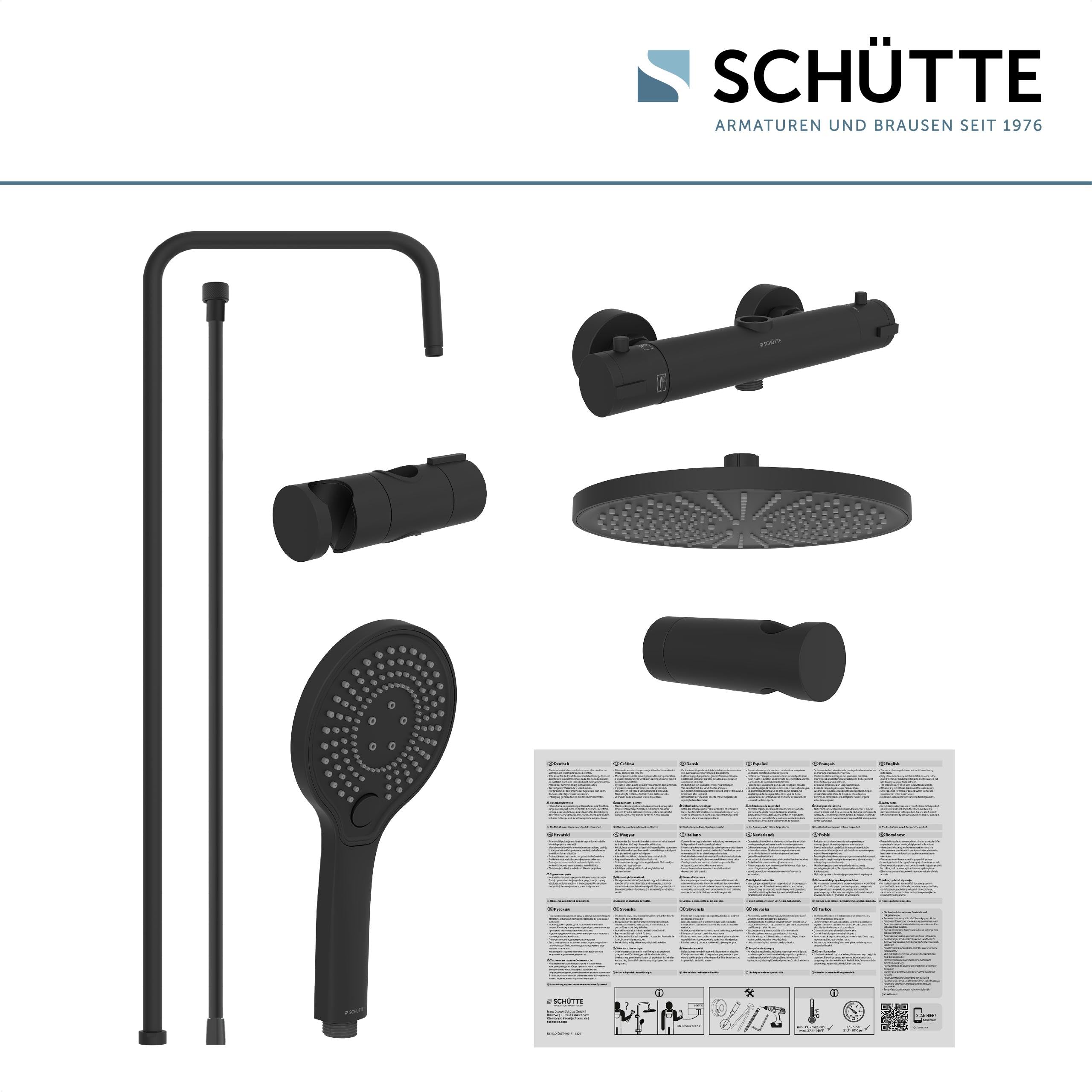 sch-tte-adria-60171-duschsystem-thermostat-regendusche-24-cm-schwarz image 7