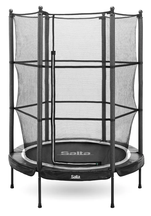 salta-junior-mini-trampolin-f-r-kinder-140cm-schwarz image 1