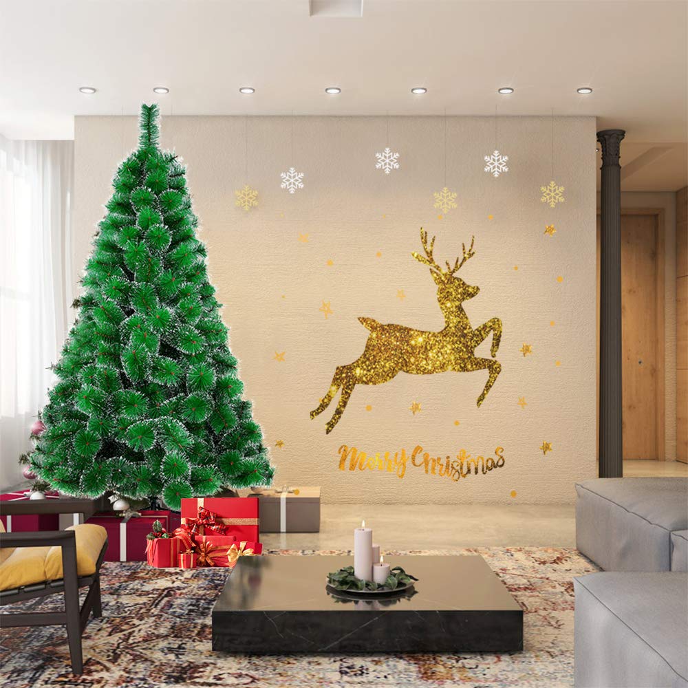 fivmen-weihnachtsbaum-k-nstlich-150-cm-mit-schnee-effekt-tannenbaum-mit-150-spit image 7