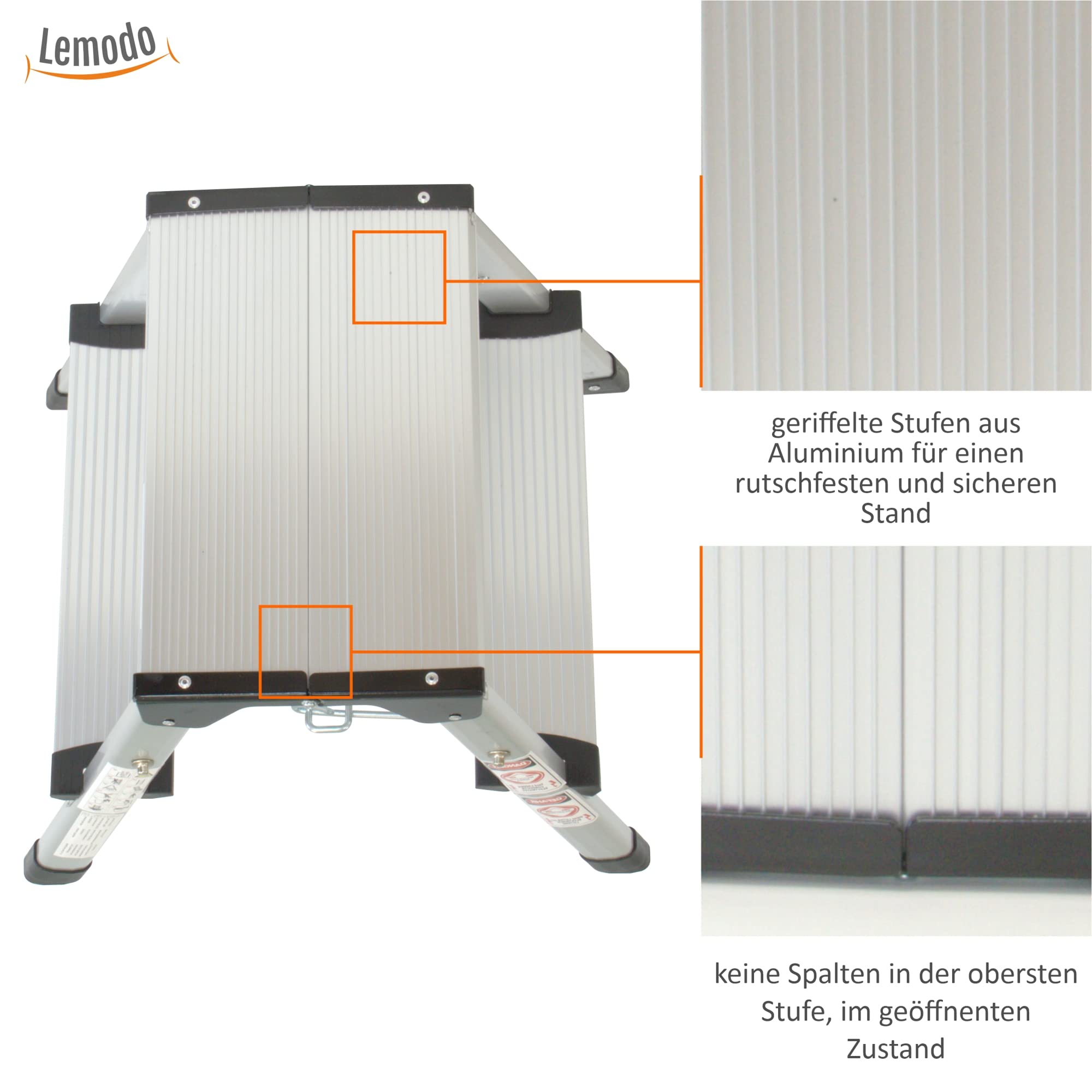 lemodo-alu-trittleiter-klapptritt-2-stufen-41-cm-bis-150-kg image 5