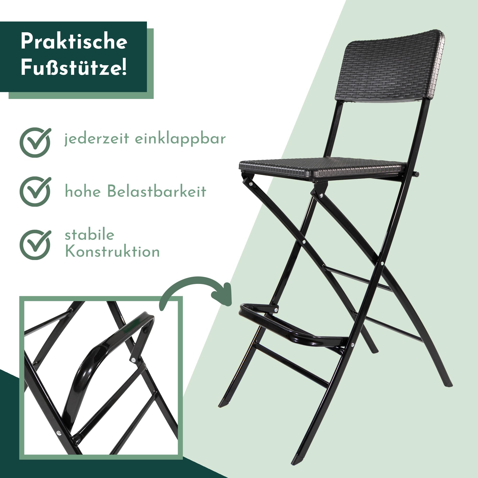 lemodo-barhocker-2er-set-klappbar-mit-lehne-rattanoptik-bis-120-kg image 4