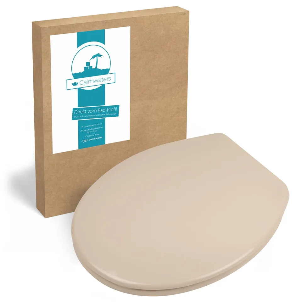calmwaters-wc-sitz-essential-soft-beige-bahamabeige-duroplast-mit-absenkautomati image 1