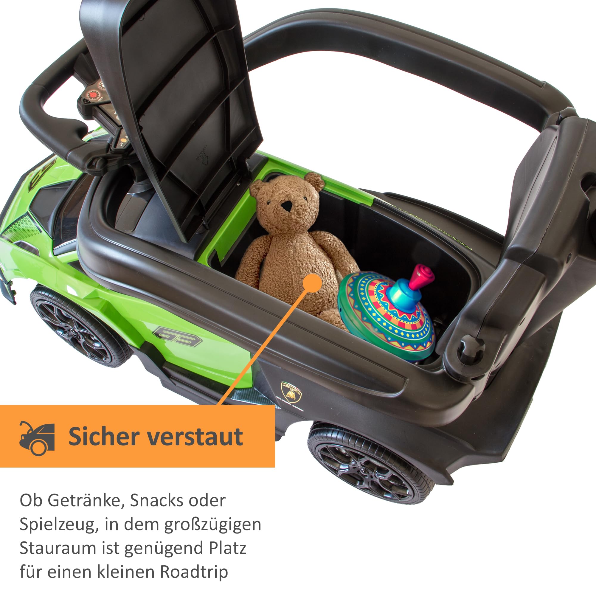 lemodo-lamborghini-essenza-rutschauto-mit-schiebestange-gr-n-ab-1-jahr image 6