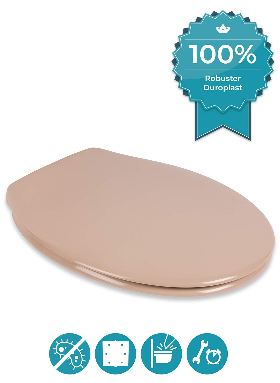 calmwaters-essential-soft-wc-sitz-o-form-beige-bahamabeige-antibakteriell-duropl image 4