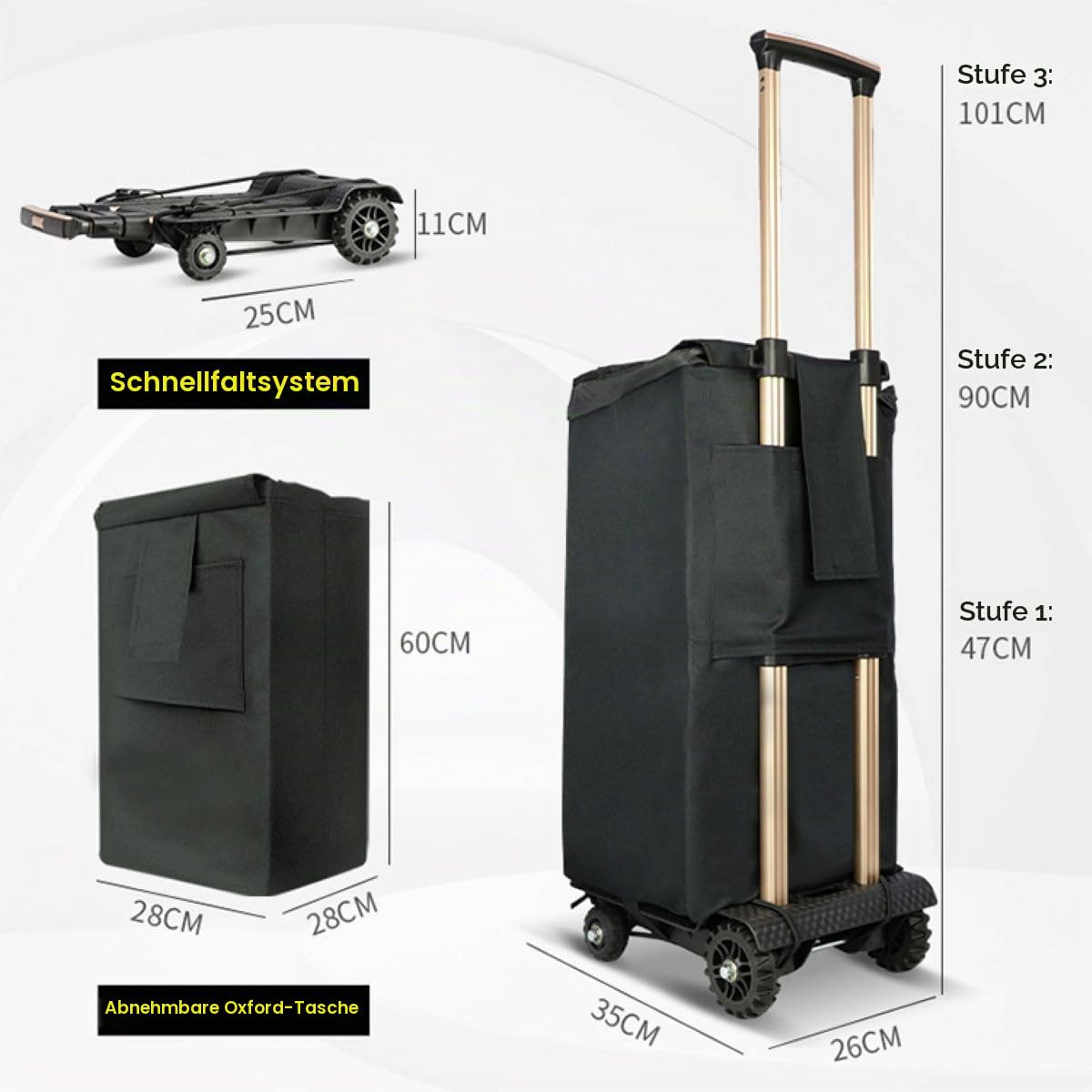 p-k-premium-klapp-sackkarre-mit-4-rollen-einkaufstasche image 2