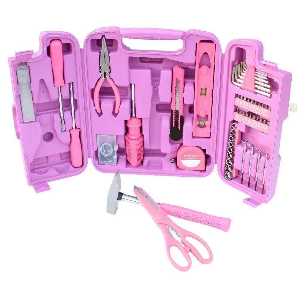 p-k-werkzeugset-96-teilig-im-werkzeugkoffer-pink image 1