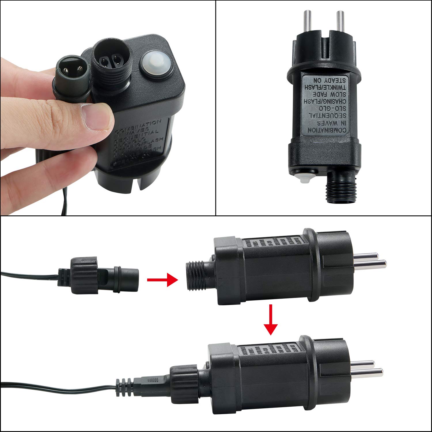fivmen-lichterkette-80m-800-led-bunt-strom-mit-stecker-8-modi-ip44 image 3