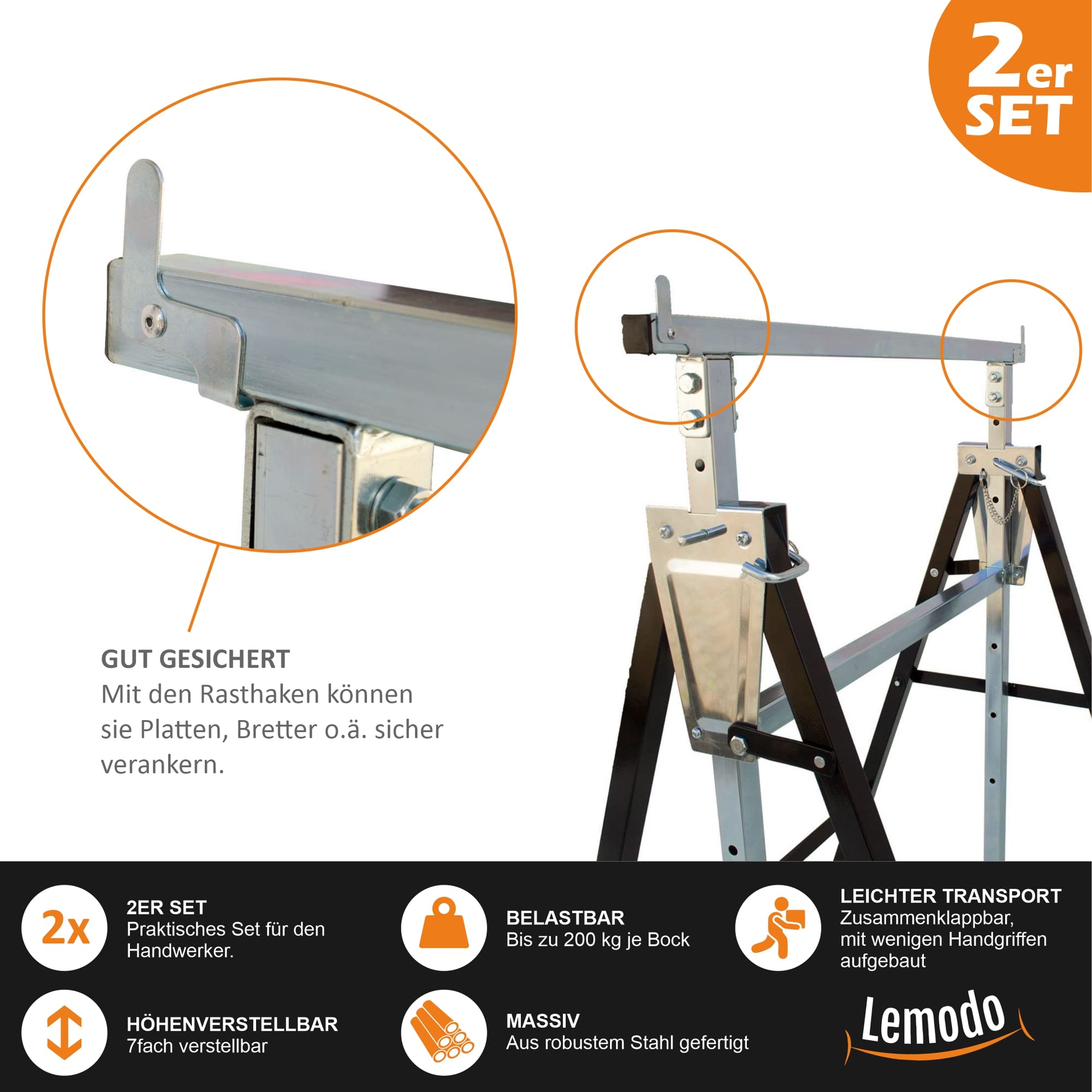 lemodo-arbeitsbock-2er-set-stahl-h-henverstellbar-80-130-cm image 5