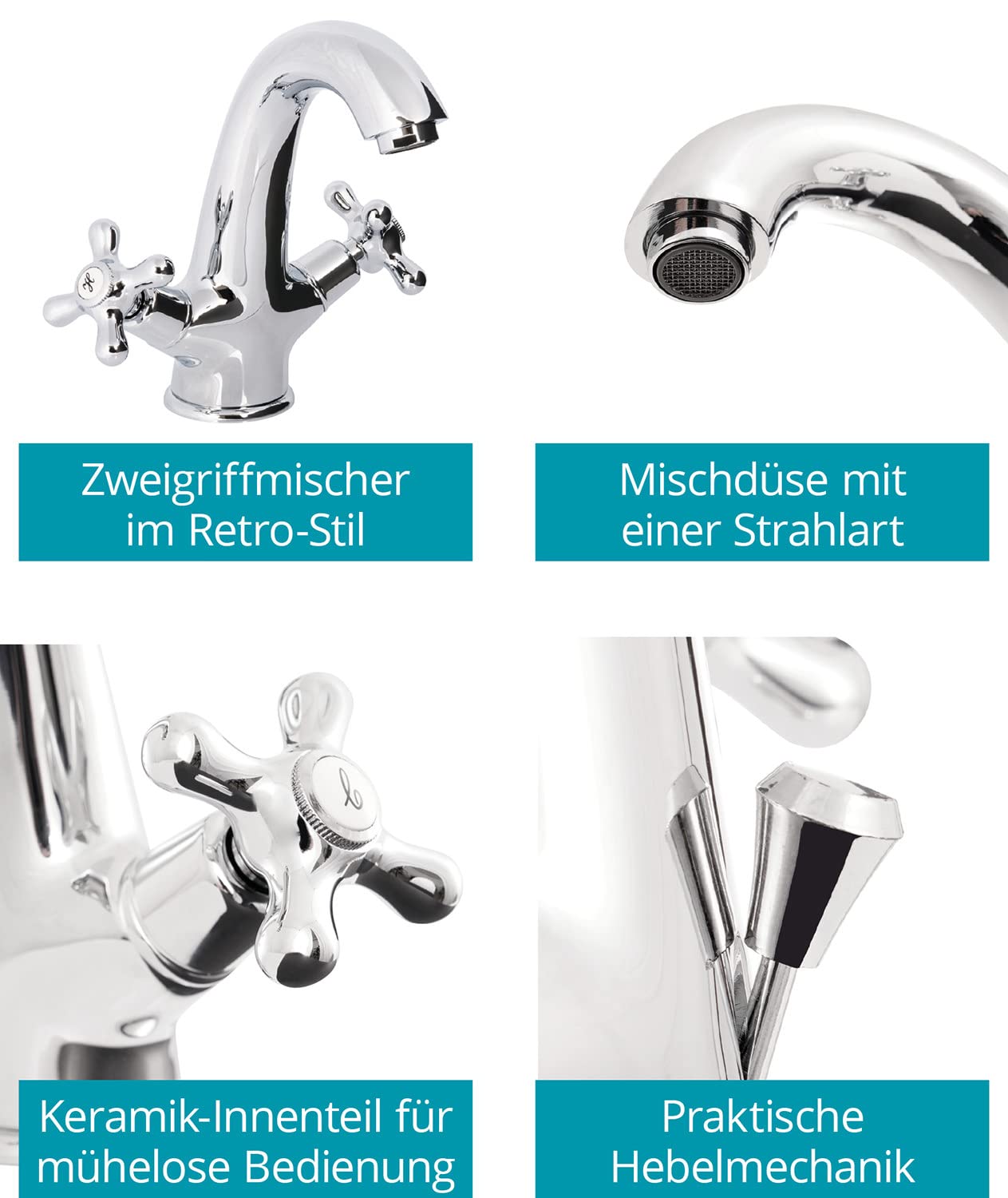calmwaters-retro-cross-waschtischarmatur-vintage-zweigriffmischer-chrom-mit-kreu image 3