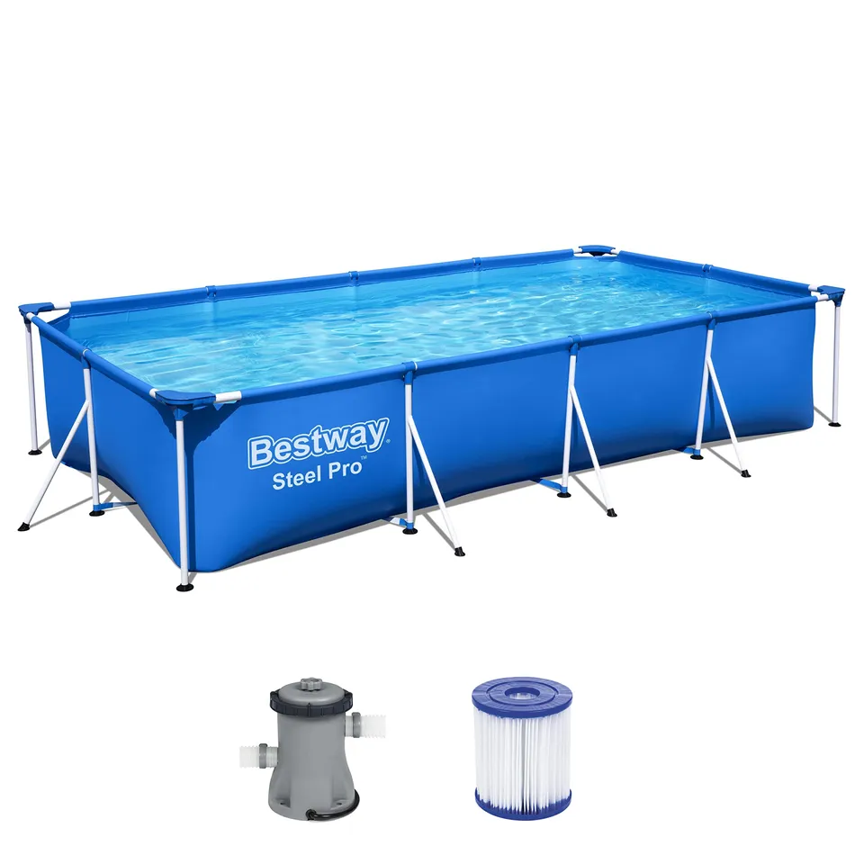lemodo-bestway-steel-pro-pool-set-400x211x81-cm-mit-filterpumpe image 1