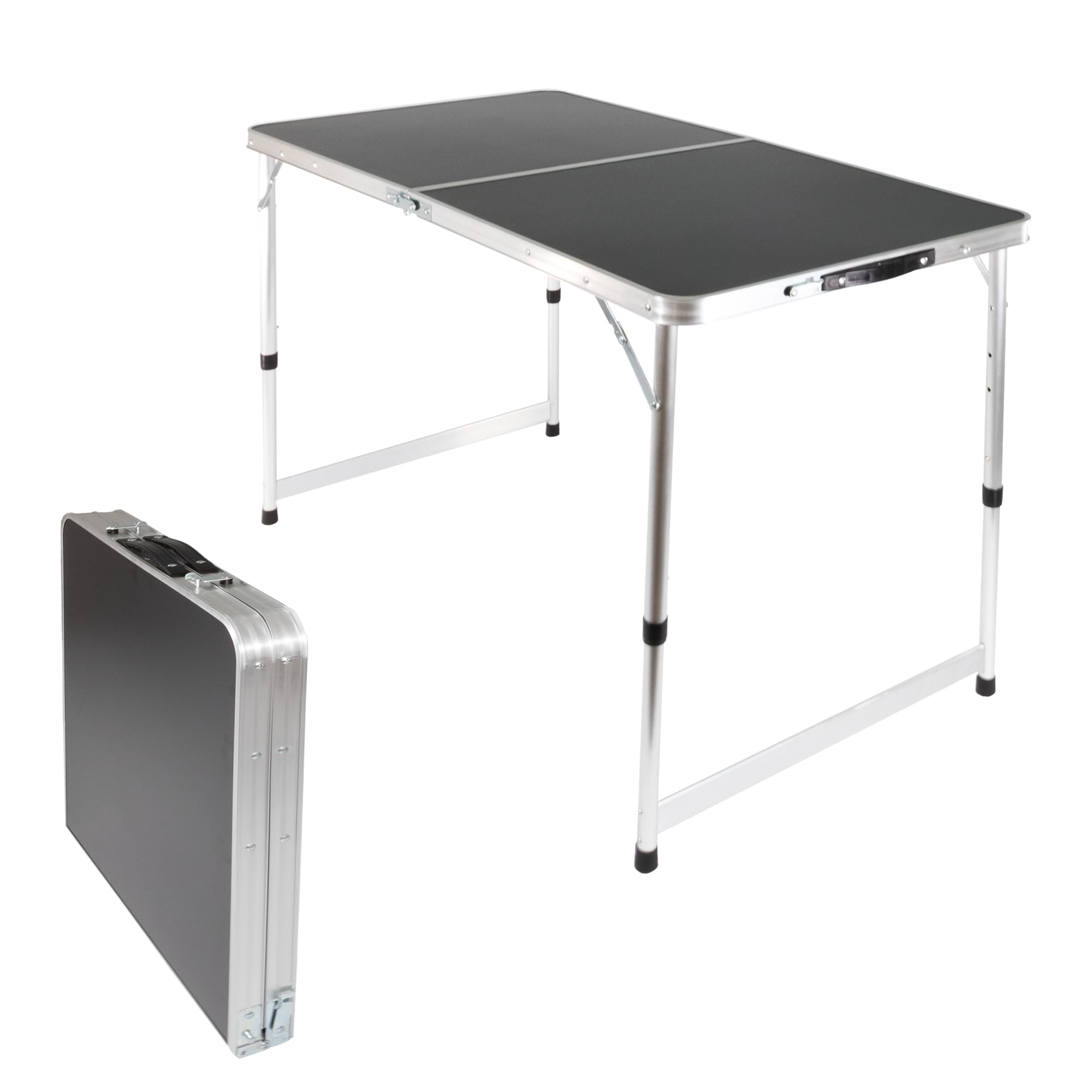 lemodo-campingtisch-klapptisch-120x60-cm-schwarz-3-fach-h-henverstellbar image 1