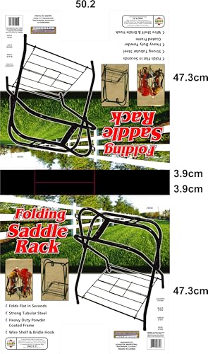 p-k-sattelst-nder-klappbar-metall-mit-ablagegitter-pferd-pony image 8