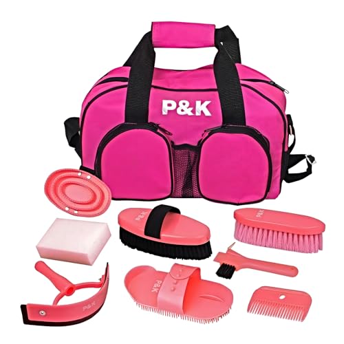 p-k-pferdepflege-set-putzset-in-pink-mit-tasche image 7
