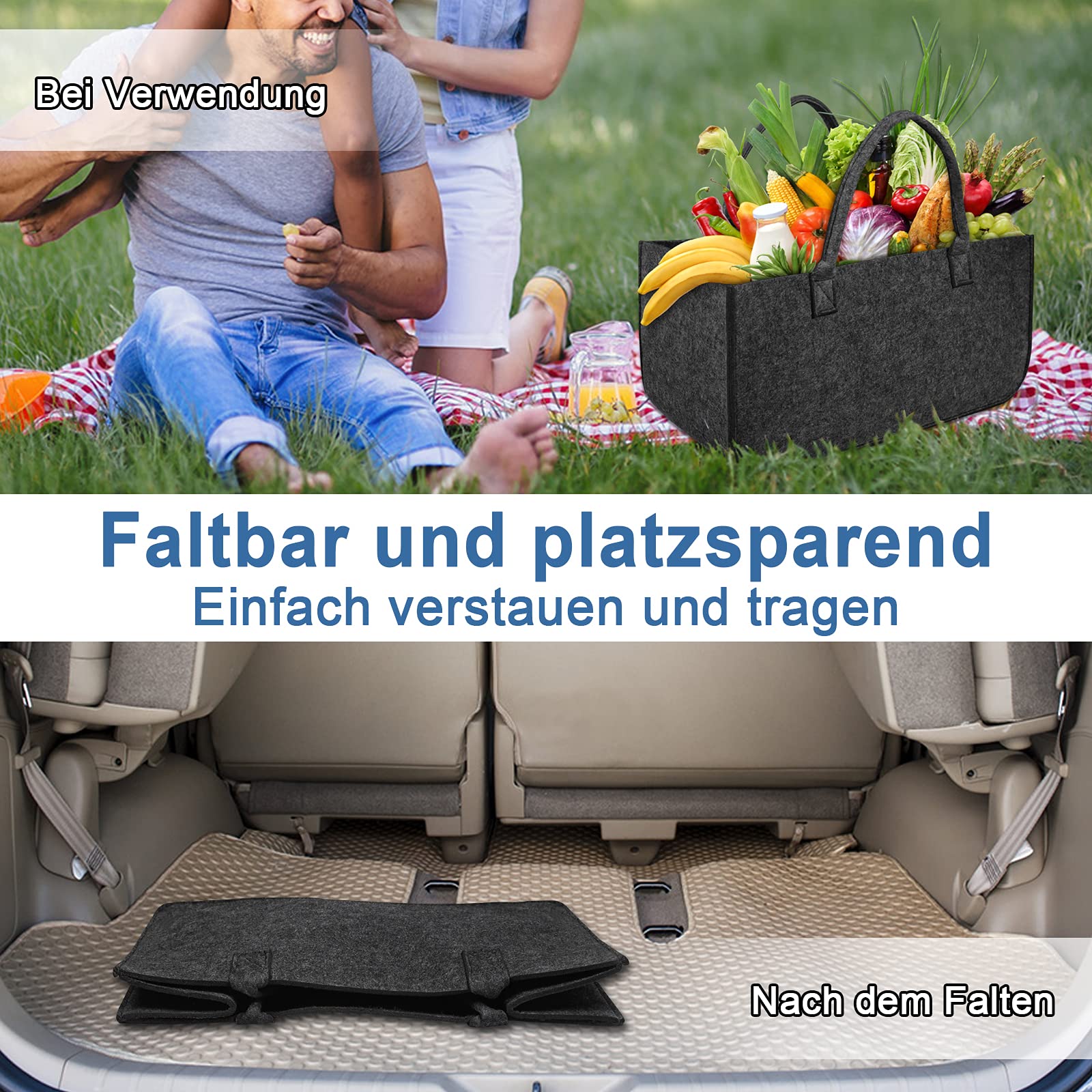 fivmen-filzk-rbe-4er-set-50x25x25-cm-dunkelgrau-mit-griffen-faltbar image 4