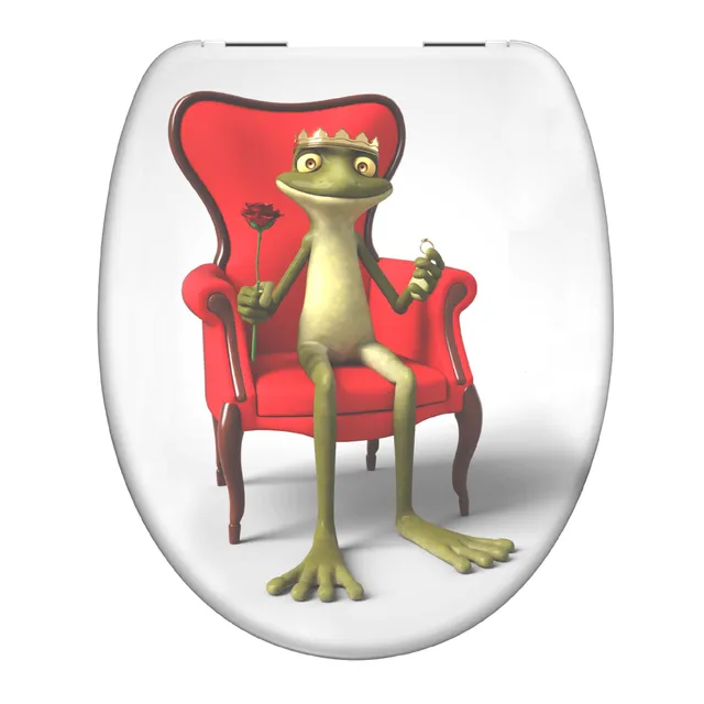 sch-tte-wc-sitz-frog-king-duroplast-mit-absenkautomatik-o-form image 1