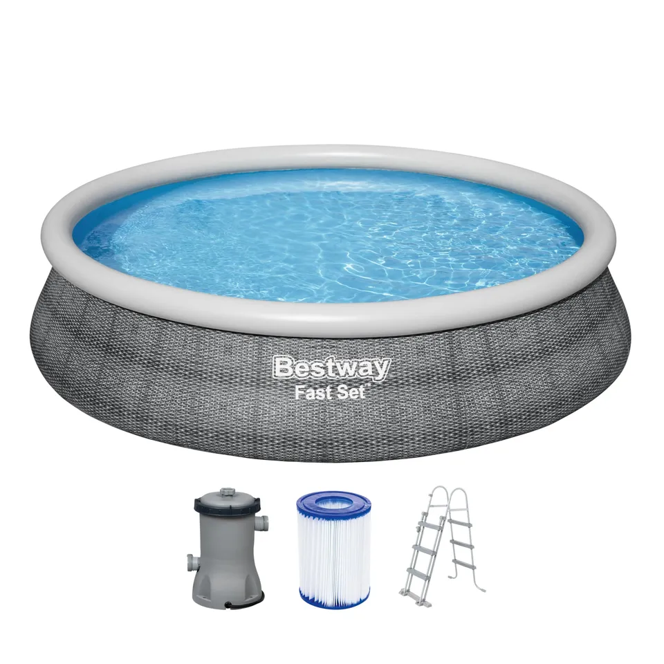 lemodo-bestway-fast-set-pool-457x107-cm-rundpool-komplett-set-rattan-optik image 1