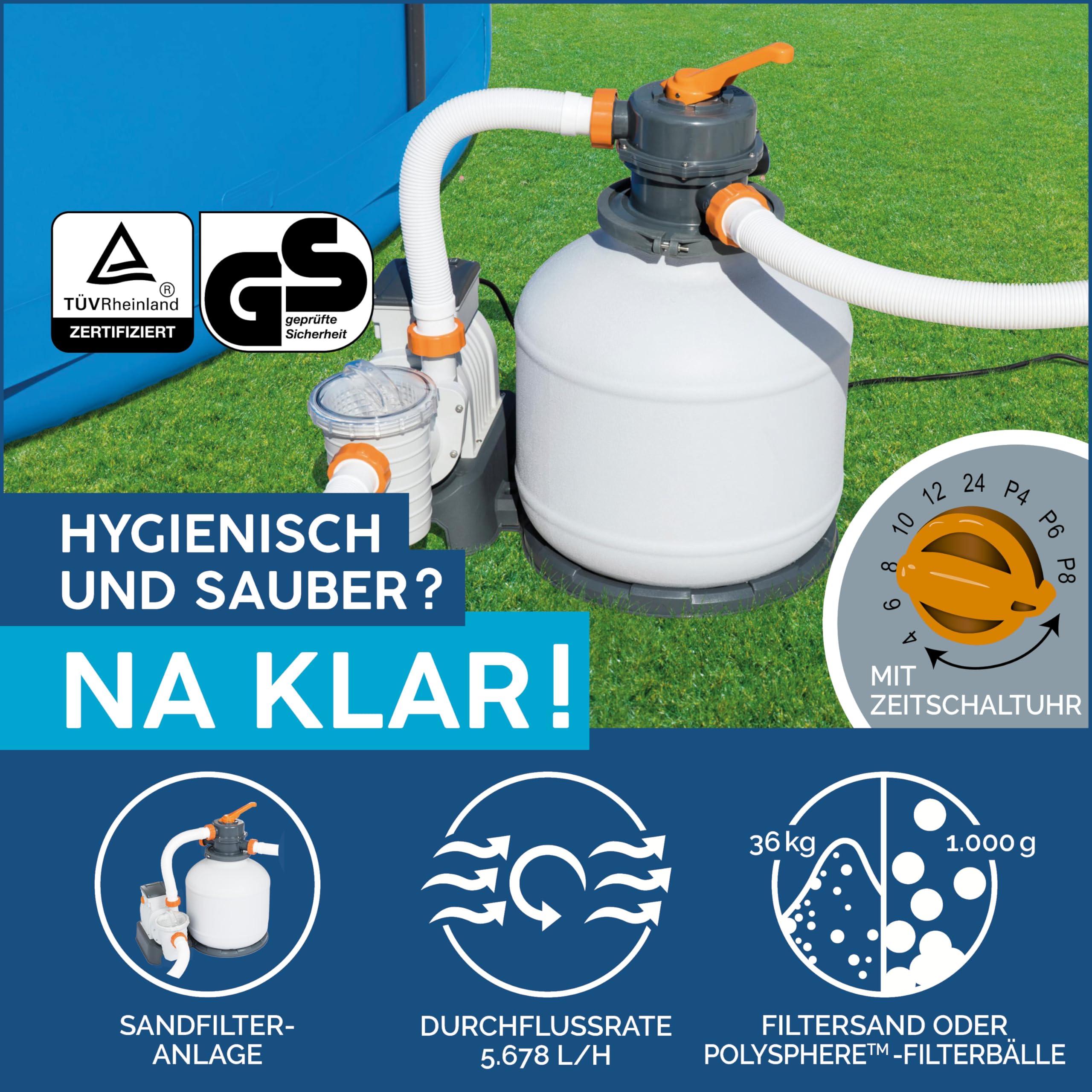 bestway-power-steel-frame-pool-set-640x274x132-cm-mit-sandfilter image 5
