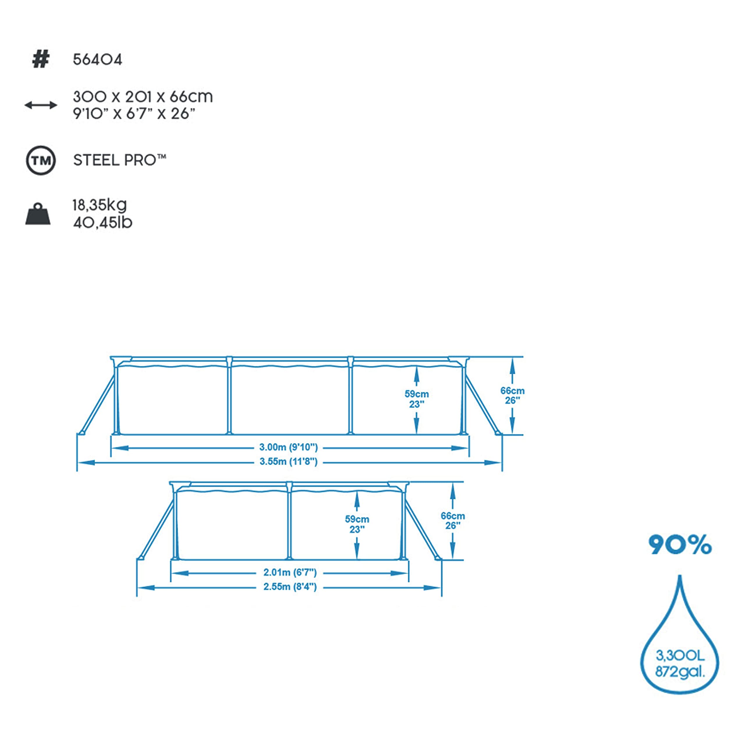 bestway-steel-pro-framepool-56404-eckig-300x201x66-cm-blau image 4